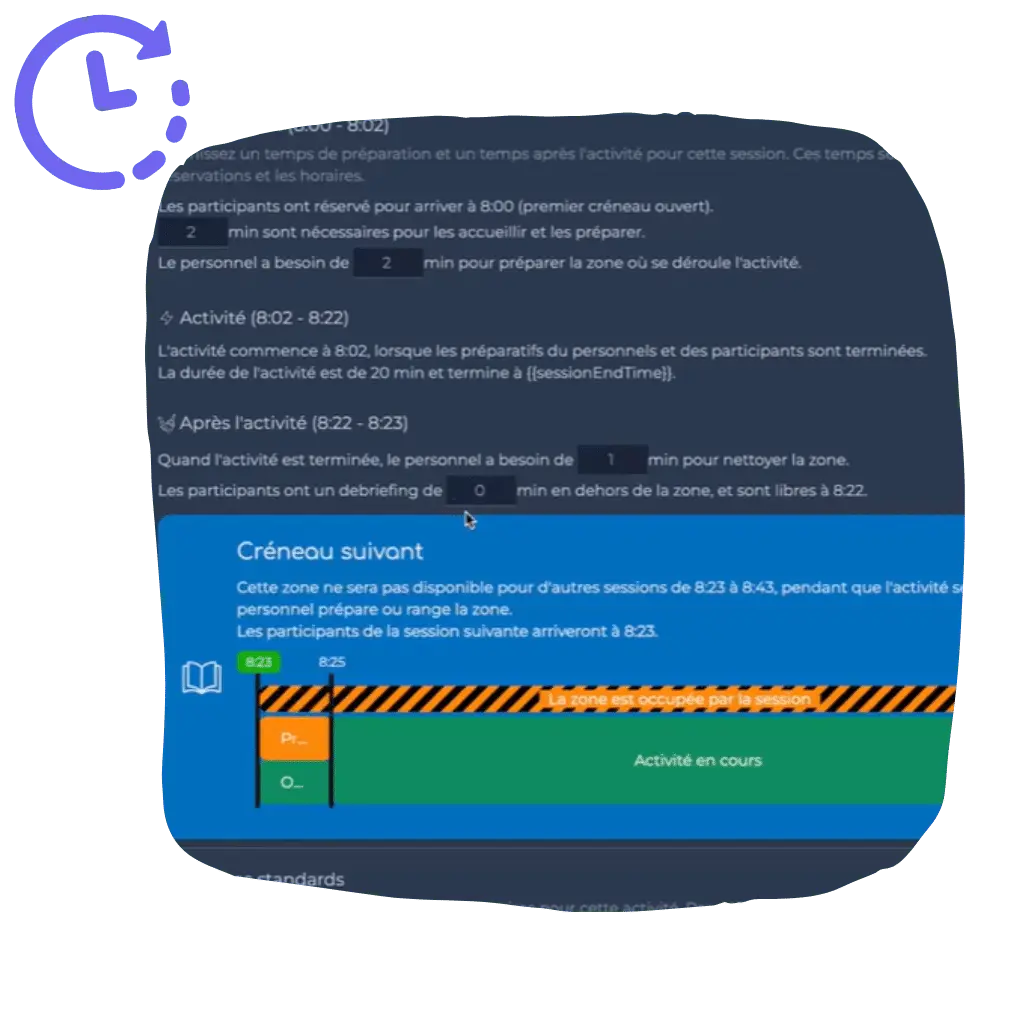 Manage your arena capacity and formulas