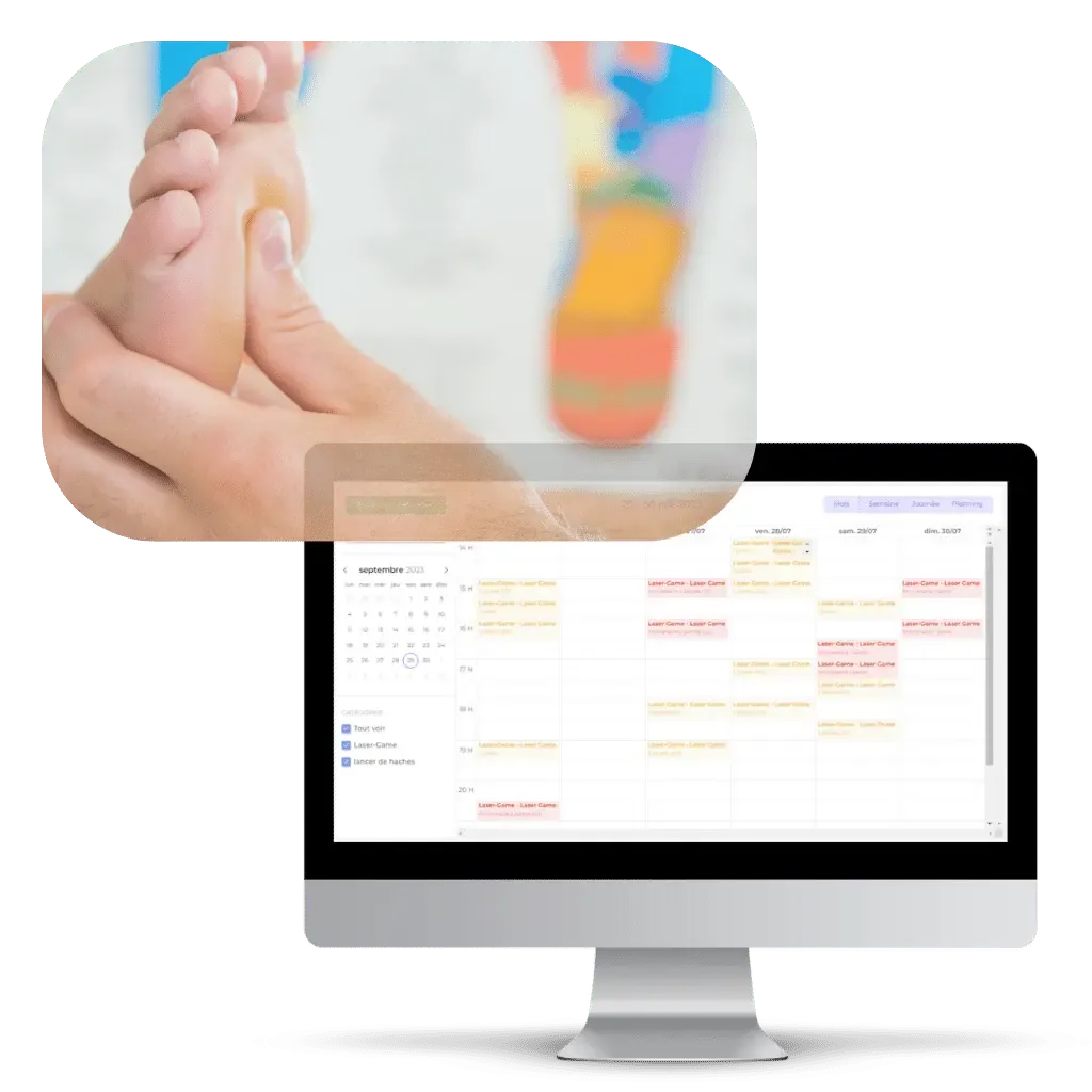 A connected and synchronized calendar for your Reflexologist