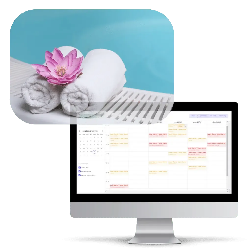 A connected and synchronized calendar for your Spa center